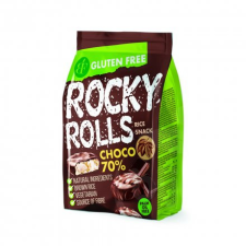 Rocky Rolls puffasztott rizs korong étcsoki bevonatban 70 g csokoládé és édesség
