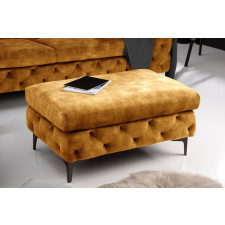 Rococo Design puff Rococo mustársárga bársony bútor