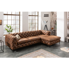 Rococo Design sarok ülőgarnitúra Rococo 275 cm antik barna - jobbos kivitel bútor