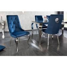 Rococo Design szék Rococo Levia fej kék / króm bútor