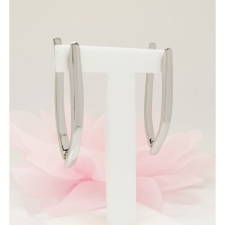  Ródiumozott antiallergén fülbevaló, 38 mm fülbevaló