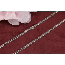  Ródiumozott antiallergén nyaklánc, 60 cm nyaklánc