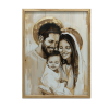  Rodzina Boża - Uśmiech Jezusa, 50x70 cm, rama drewniana ciemny brąz, papier matowy 230 gsm