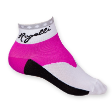 Rogelli rcs-07 - q-skin  - női kerékpáros zokni, fehér és rózsaszín - Méret: 44-47 női zokni
