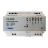 Roger PS-30DR 35 mm-es DIN sínre szerelhető kapcsolóüzemű tápegység, bemenet 230 Vac/50 Hz, 42 W