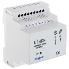 Roger UT4DR TCP/IP/kommunikációs illesztő biztonságtechnikai eszköz