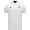 Rogers A habfehér Real Madrid galléros pólód - 2XL