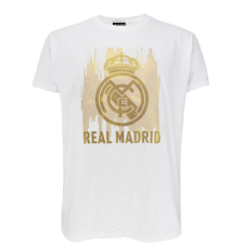 Rogers A Real Madrid címeres pólója - fehér-arany - S férfi póló