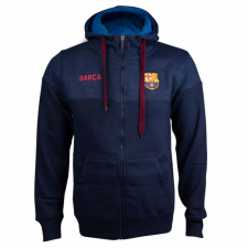 Rogers A tengerkék kapucnis Barça pulóver - L férfi pulóver, kardigán