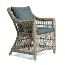 Rojaplast Denver exkluzív polyrattan kerti fotel - barna kerti bútor