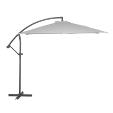 Rojaplast FREE POLE függő napernyő, hajtókarral - szürke - ø 300 cm 607/77 kerti bútor