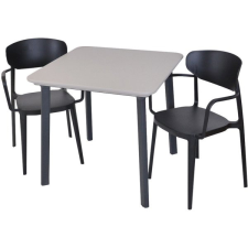 Rojaplast ITALIA BALCONY kerti asztal 1 + 2 kerti szék szett, MARE ARMCHAIR kerti bútor