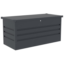 Rojaplast Max A fém kerti tároló doboz, 295 L - sötétszürke kerti tárolás