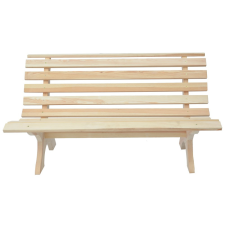 Rojaplast Retro fenyőfából készült kerti pad - natúr, 150cm kerti bútor