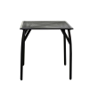 Rojaplast ROJAPLAST ZWMT-70R fém kerti asztal,  70 x 70 x 72 cm - fekete (Méret:)