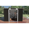 Rojaplast S2001C fém Kerti ház, tároló, 261x181x176cm, szürke