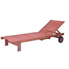 Rojaplast VICTORIA trópusi meranti fából készült állítható nyugágy - barna 307/4 kerti bútor