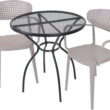 Rojaplast ZWMT-06 + AIRE ARMCHAIR kerti bútor szett, 1 asztal + 2 szék kerti bútor