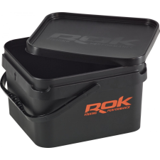  Rok Fishing Performance - Black Square Bucket 10 literes vödör + tető horgászkiegészítő