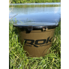 Rok Fishing Performance - Round Bucket Green Brown 18l vödör + fedél (ROK030290-030092)