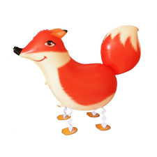 Róka Fox, Róka sétáló fólia lufi 69 cm party kellék