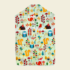  Rókás zöld oviszsák lakástextília