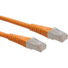 ROLINE 21.15.1317 RJ45 Hálózati kábel, patchkábel CAT 6 S/FTP 0.30 m Narancs Kettős árnyékolás 1 db ( )