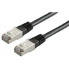 ROLINE 21.15.1385 RJ45 Hálózati kábel, patchkábel CAT 6 S/FTP 10.00 m Fekete Kettős árnyékolás 1 db (21.15.1385)