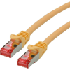 ROLINE 21.15.2622 RJ45 Hálózati kábel, patchkábel CAT 6 S/FTP 2.00 m Sárga Kettős árnyékolás, Halogénmentes, Lángálló 1 db ( )