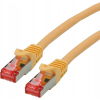 ROLINE 21.15.2623 RJ45 Hálózati kábel, patchkábel CAT 6 S/FTP 3.00 m Sárga Kettős árnyékolás, Halogénmentes, Lángálló 1 db ( )