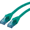 ROLINE 21.15.2738 RJ45 Hálózati kábel, patchkábel CAT 6A U/UTP 15.00 m Zöld Árnyékolatlan, Halogénmentes, Lángálló 1 db ( )