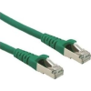 ROLINE 21.15.2830 RJ45 Hálózati kábel, patchkábel CAT 6A S/FTP 0.50 m Zöld Kettős árnyékolás, Halogénmentes, Lángálló 1 db (JAB-3372760)