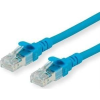 ROLINE 21.15.2955 RJ45 Hálózati kábel, patchkábel CAT 6 S/FTP 0.30 m Kék Kettős árnyékolás, Halogénmentes, Lángálló 1 db (JAB-3433636)