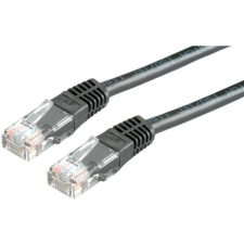 ROLINE Cable ROLINE UTP CAT5e patch 0,5m fekete kábel és adapter