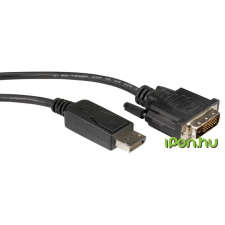 ROLINE DisplayPort - DVI (24+1) M/M - 1m audió/videó kellék, kábel és adapter