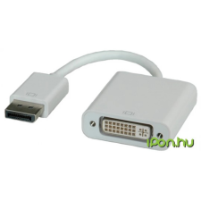 ROLINE DisplayPort DVI-D Átalakító Szürke 10cm 12.03.3133-10 kábel és adapter