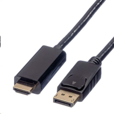 ROLINE DisplayPort - HDMI kábel 4K M/M 5m (11.04.5788-10) kábel és adapter
