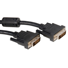 ROLINE DVI-DVI Dual link 2m-es kábel (11.04.5525-25) audió/videó kellék, kábel és adapter