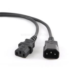 ROLINE GEMBIRD Tápkábel, C13 - C14, 3m (PC-189-VDE-3M) kábel és adapter