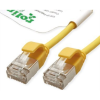 ROLINE green 21.44.3320 RJ45 Hálózati kábel, patchkábel CAT 6A U/FTP 0.15 m Sárga Árnyékolatlan, Halogénmentes, Lángálló 1 db (21.44.3320)
