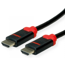 ROLINE HDMI 2.1 Összekötő Fekete-Piros 1.5m 11.04.5941 kábel és adapter