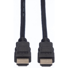 ROLINE HDMI Összekötő Fekete 7.5m 11.04.5544-10 kábel és adapter