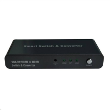 ROLINE HDMI/VGA/DP - HDMI adapter (14.01.3568-5) kábel és adapter
