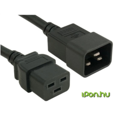 ROLINE IEC Tápkábel Fekete 3m 19.08.1563-10 fogó