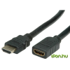 ROLINE Kábel HDMI Ethernet hosszabbító 5m