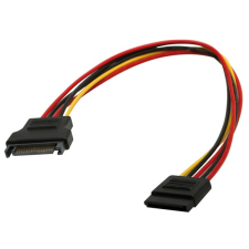 ROLINE Kábel SATA táp hosszabbító kábel és adapter