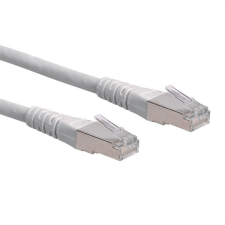 ROLINE Kábel, STP/FTP, CAT6, 5m, szürke kábel és adapter