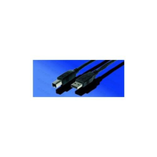ROLINE kábel USB A-B Összekötő 1,8m kábel és adapter