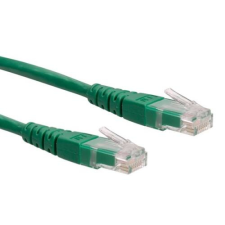ROLINE kábel UTP CAT6 0,3m zöld kábel és adapter