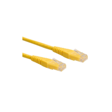 ROLINE Kábel UTP CAT6, 0,5m, Roline sárga kábel és adapter